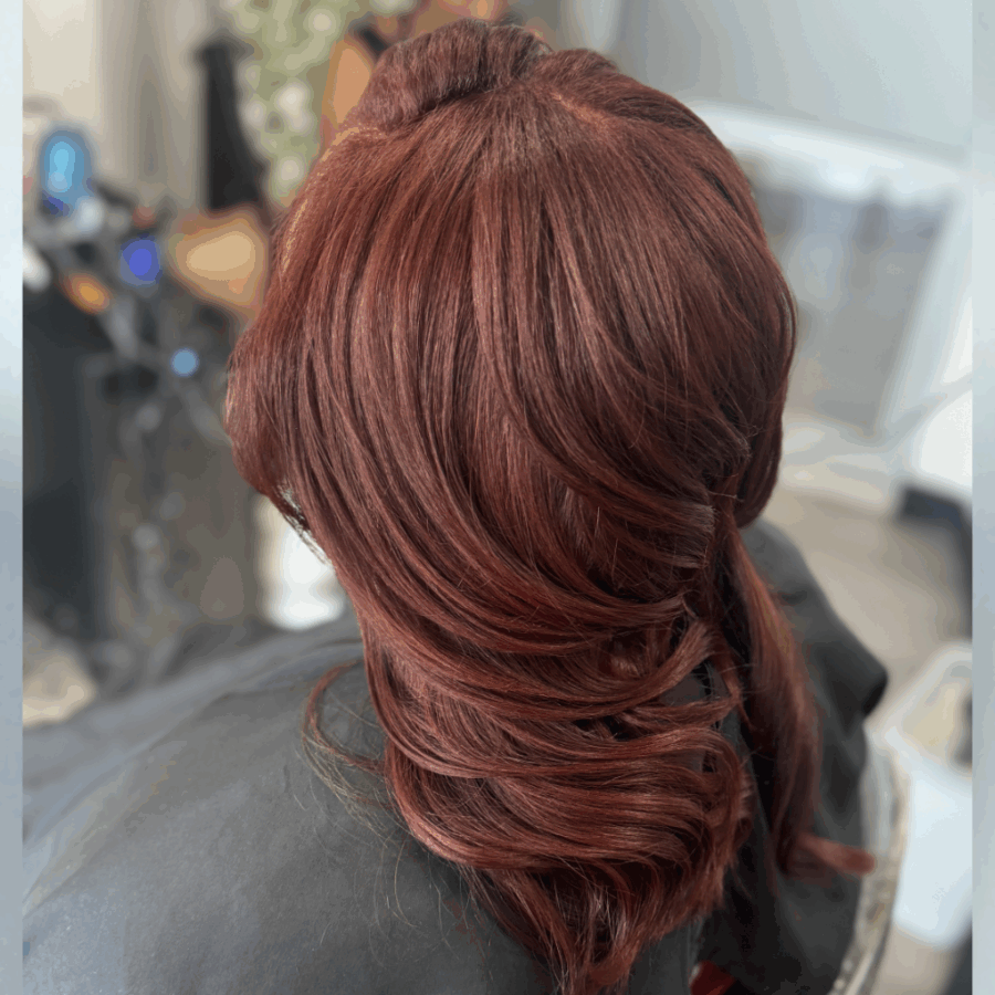 Natural Hair Silk Press