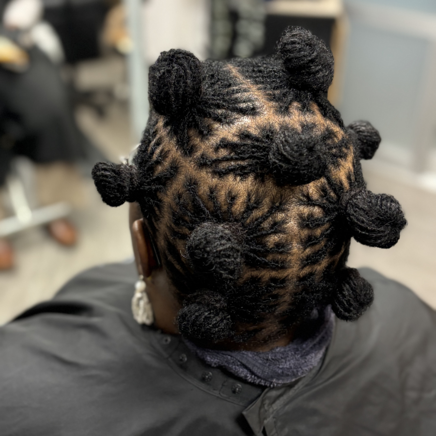 Loc Bantu Knots